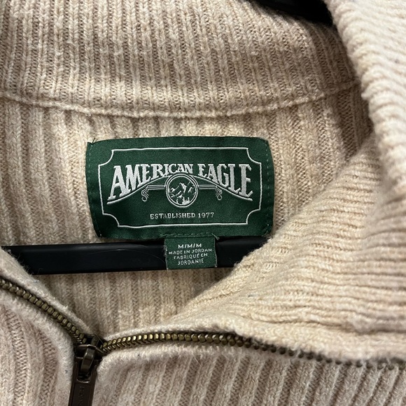 American eagle 1/4 zip cropped sweater - Picture 2 of 3